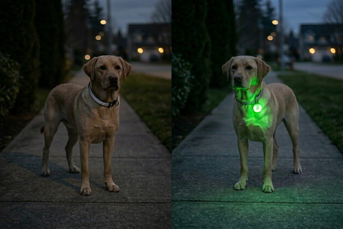 LED Dog Light vs Reflective Gear: Which Actually Keeps Your Dog Safe at Night?